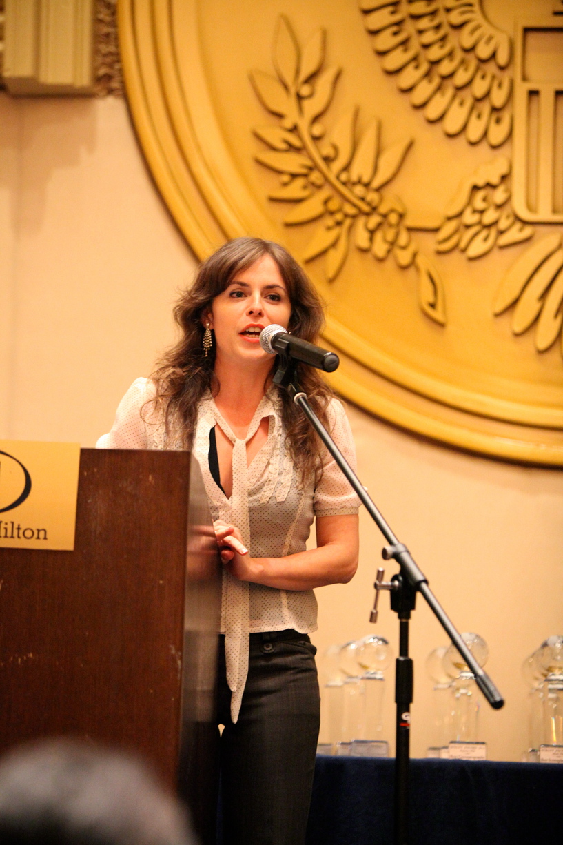 Michelle Medina at a festival